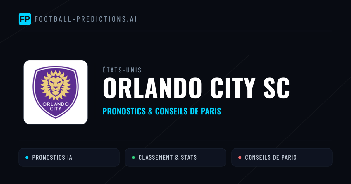 Orlando City SC Pronostics & Statistiques