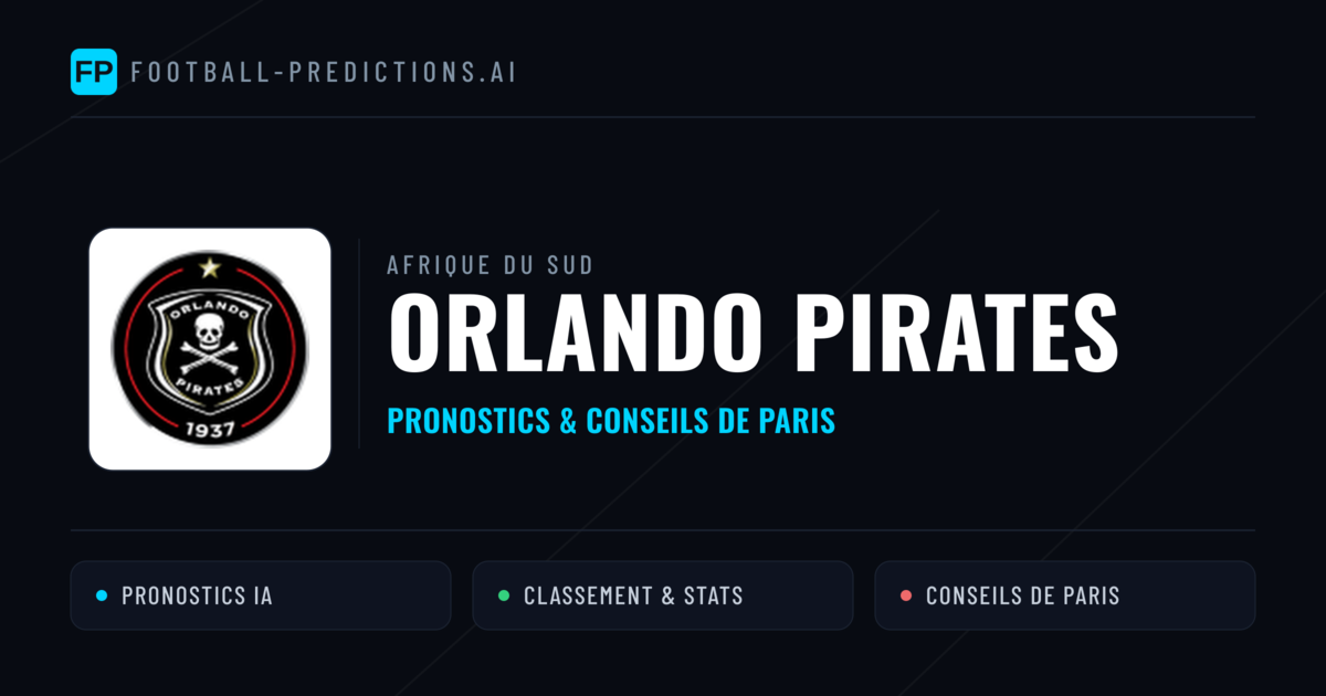 Orlando Pirates Pronostics & Statistiques