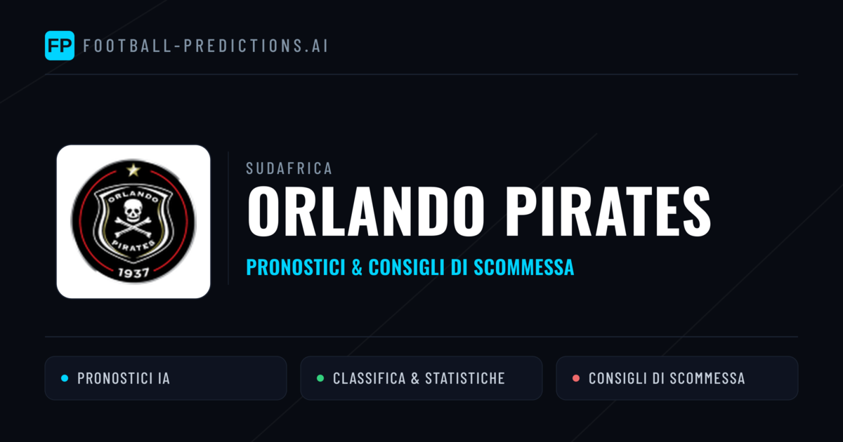 Pronostici e Statistiche Orlando Pirates