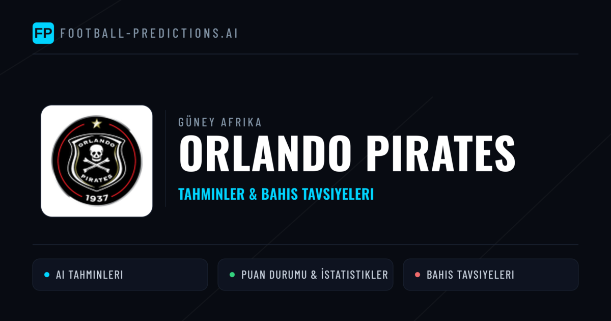 Orlando Pirates Tahminleri & İstatistikler