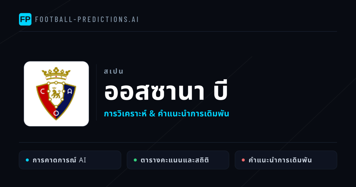 ออสซานา บี การวิเคราะห์และสถิติ