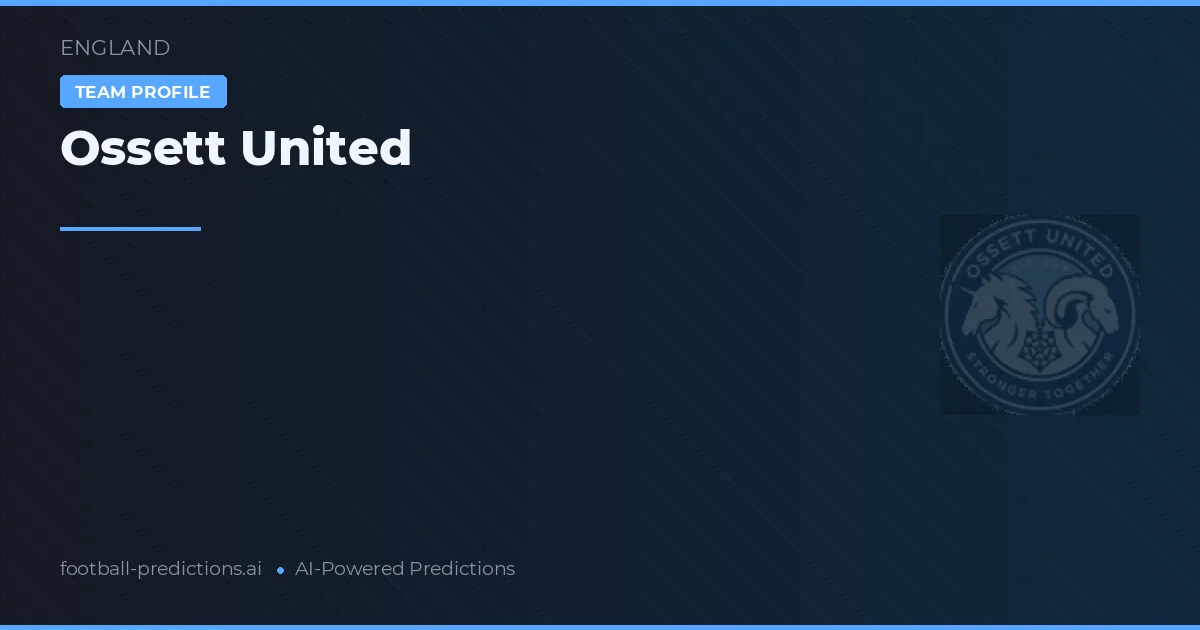 Ossett United Predictions & Stats
