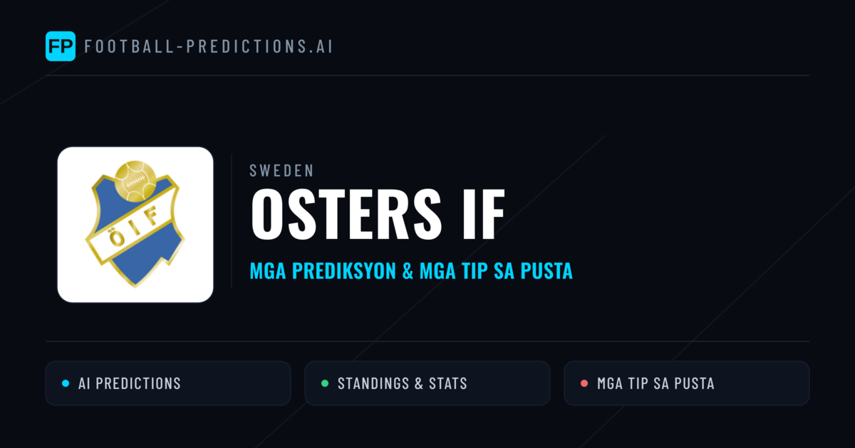 Osters IF Predictions & Stats
