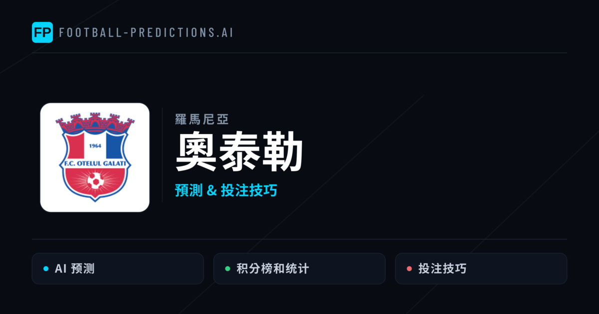 奧泰勒 運彩分析|足球預測與數據