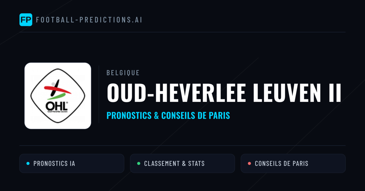 Oud-Heverlee Leuven II Pronostics & Statistiques
