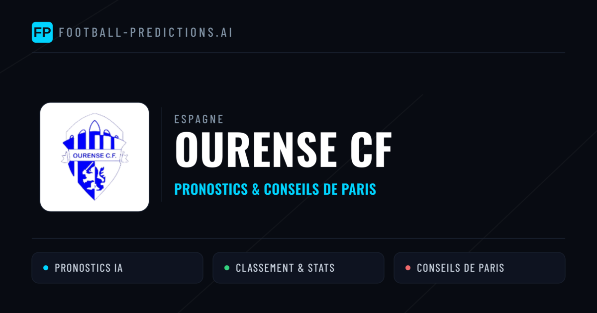 Ourense CF Pronostics & Statistiques