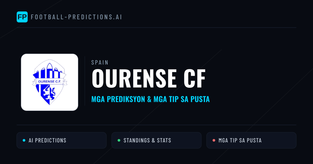 Ourense CF Predictions & Stats