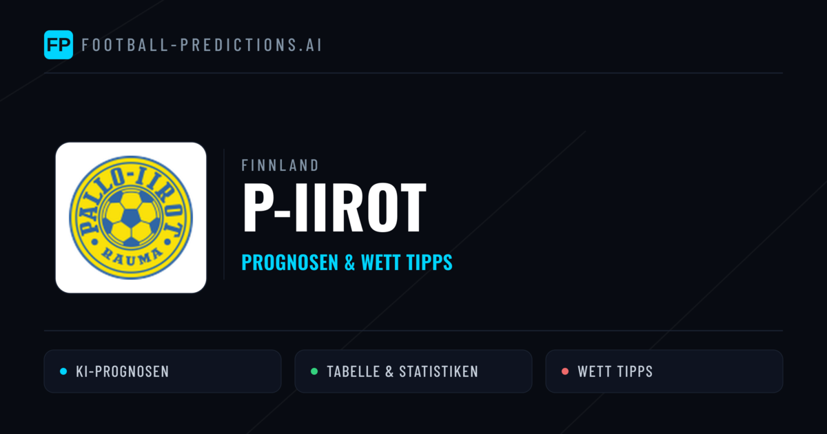P-Iirot Prognosen & Statistiken