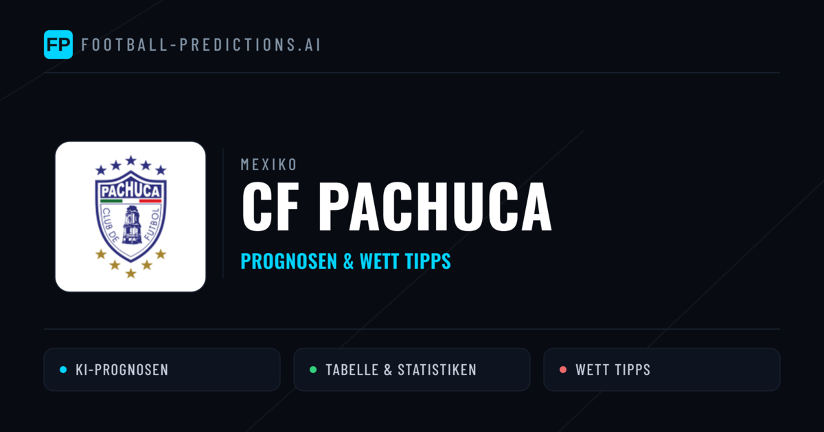 CF Pachuca Prognosen & Statistiken