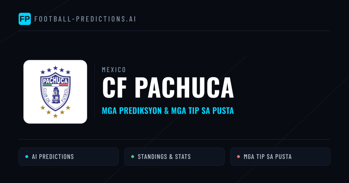 CF Pachuca Predictions & Stats