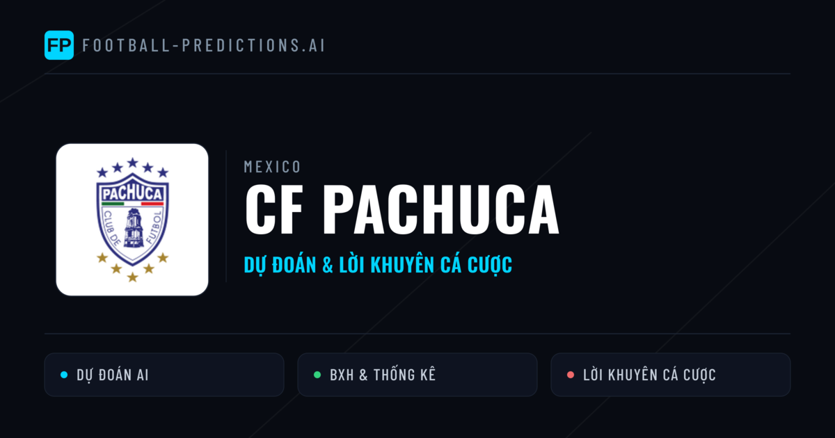 CF Pachuca Dự đoán & Thống kê