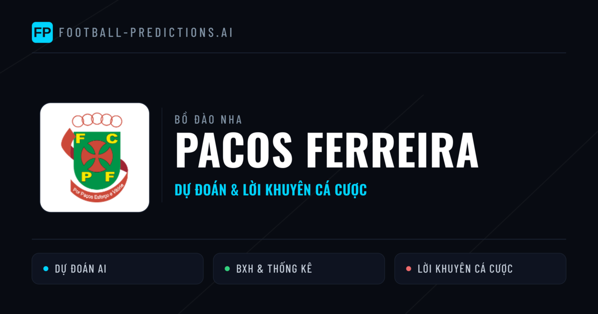 Pacos Ferreira Dự đoán & Thống kê