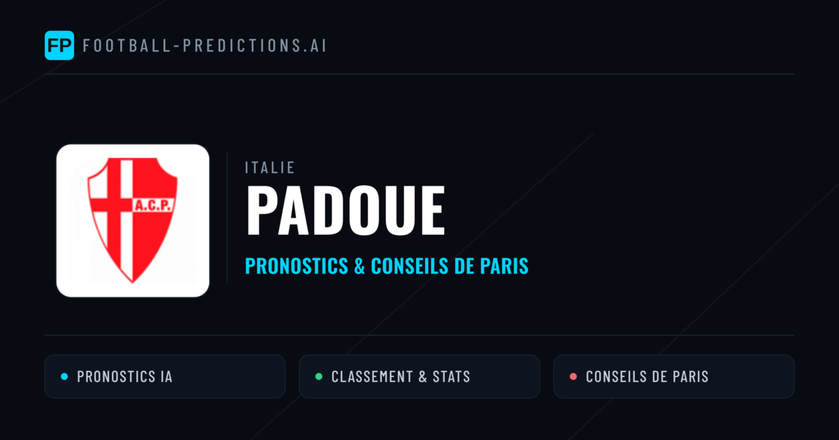 Padoue Pronostics & Statistiques