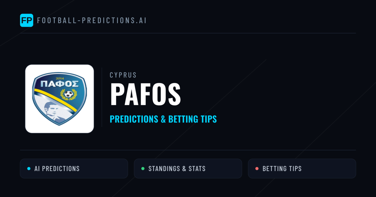 Pafos Predictions & Stats