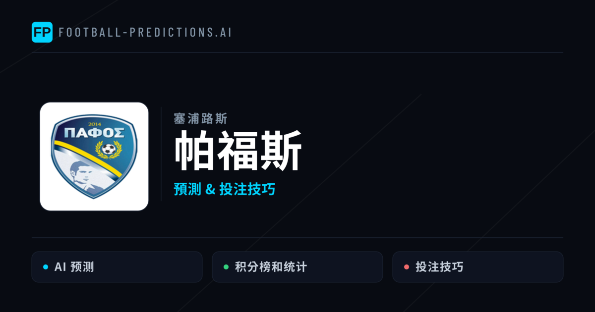 帕福斯 運彩分析｜足球預測與數據