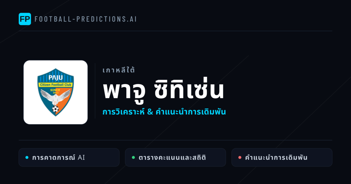 พาจู ซิทิเซ่น การวิเคราะห์และสถิติ