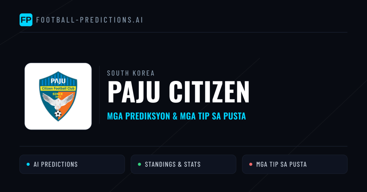 Paju Citizen Predictions & Stats