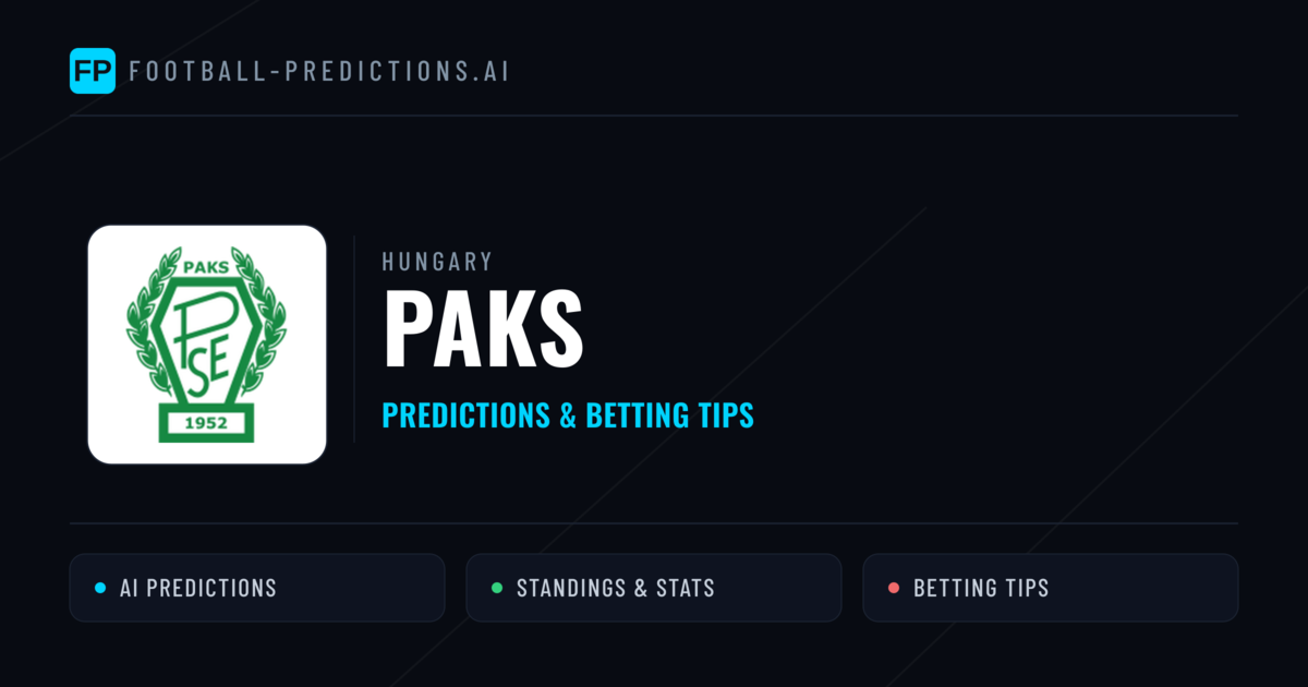 Paks Predictions & Stats