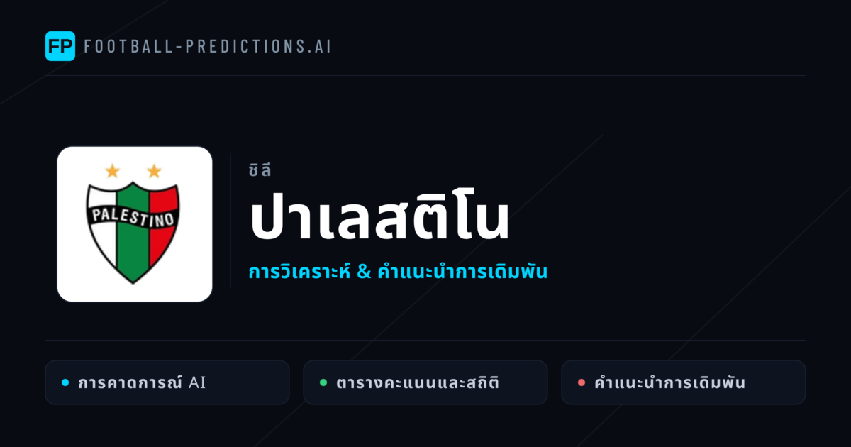 ปาเลสติโน การวิเคราะห์และสถิติ
