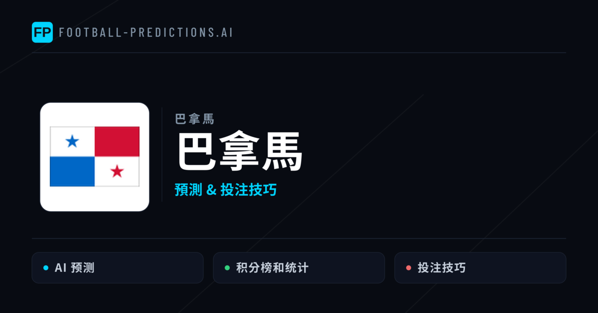 巴拿馬 運彩分析｜足球預測與數據