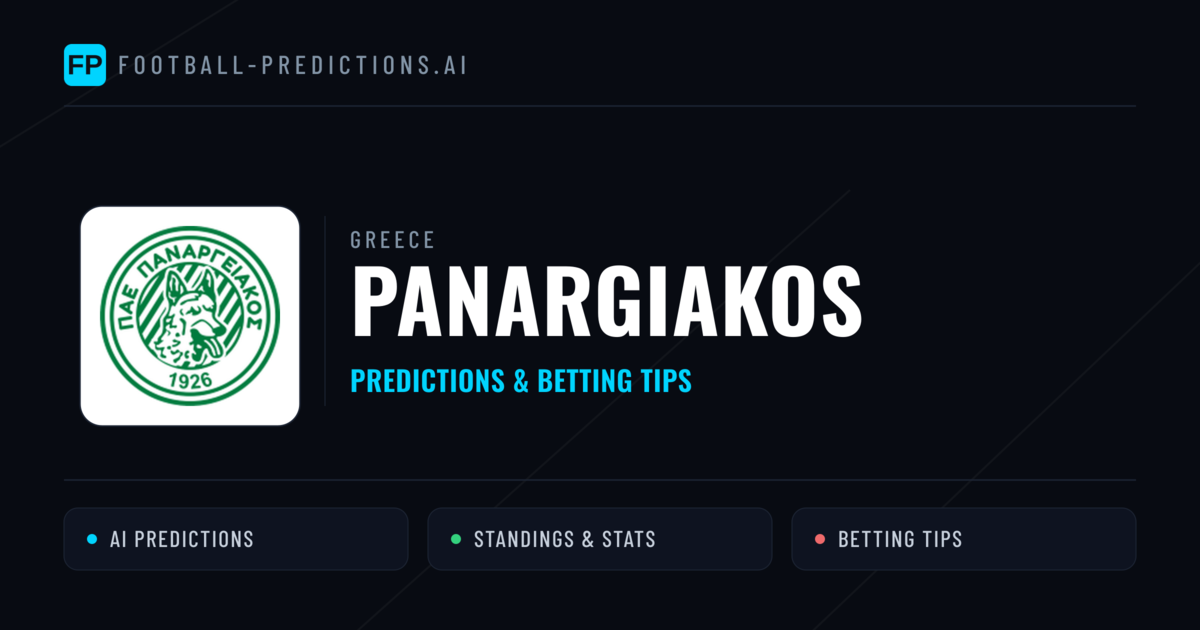 Panargiakos Predictions & Stats