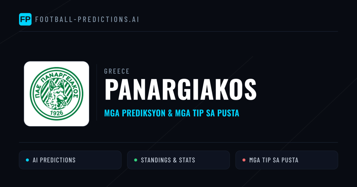 Panargiakos Predictions & Stats