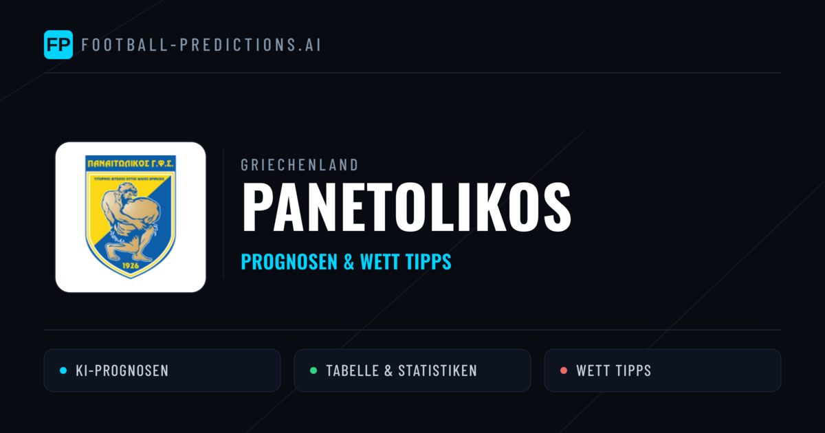 Panetolikos Prognosen & Statistiken