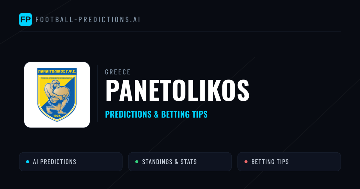 Panetolikos Predictions & Stats