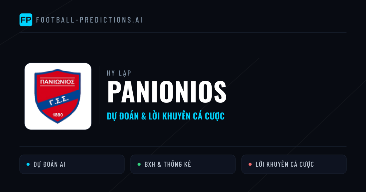 Panionios Dự đoán & Thống kê