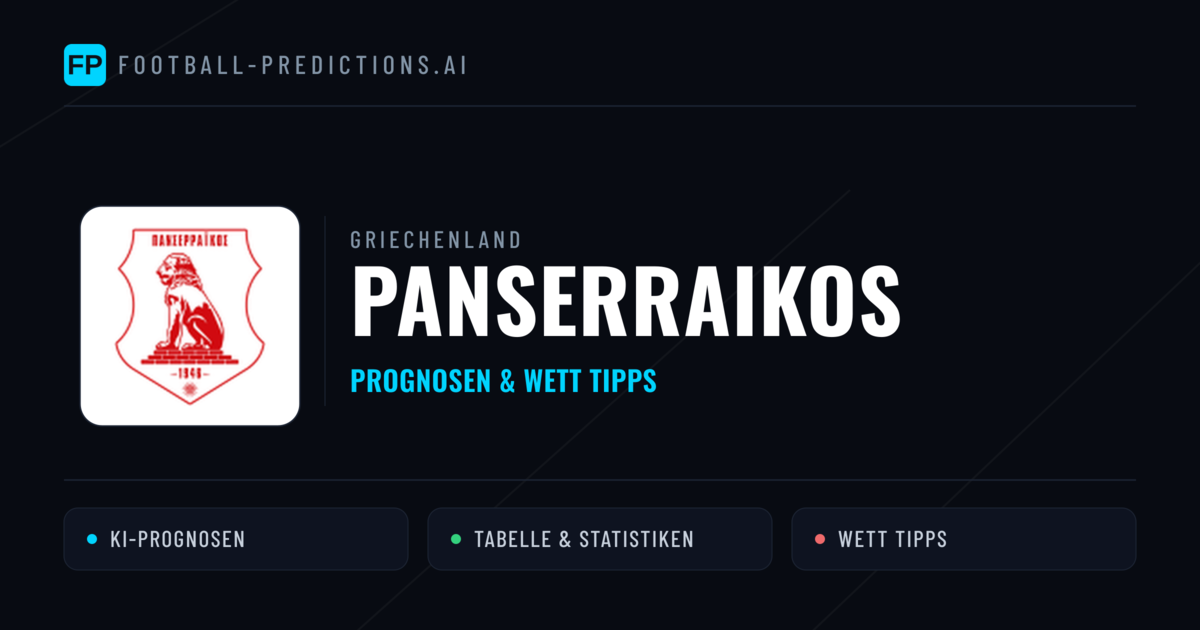 Panserraikos Prognosen & Statistiken