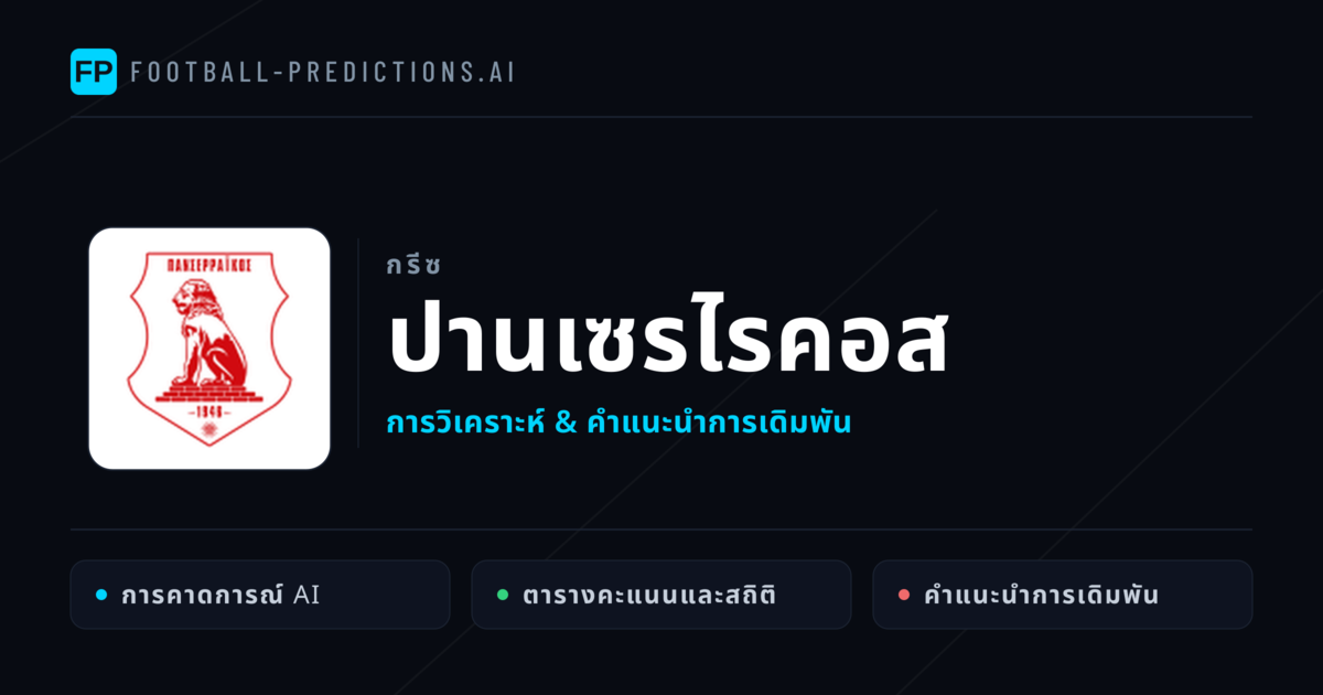ปานเซรไรคอส การวิเคราะห์และสถิติ