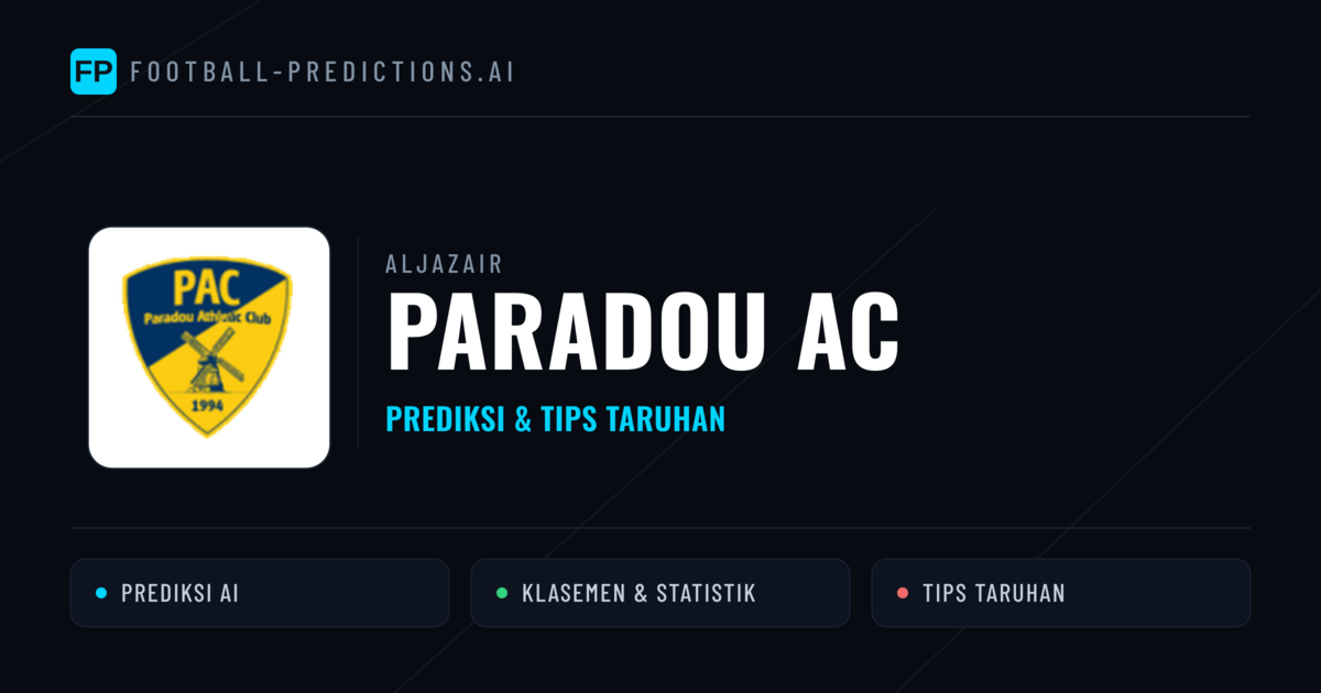 Paradou AC Prediksi & Statistik Piala Dunia