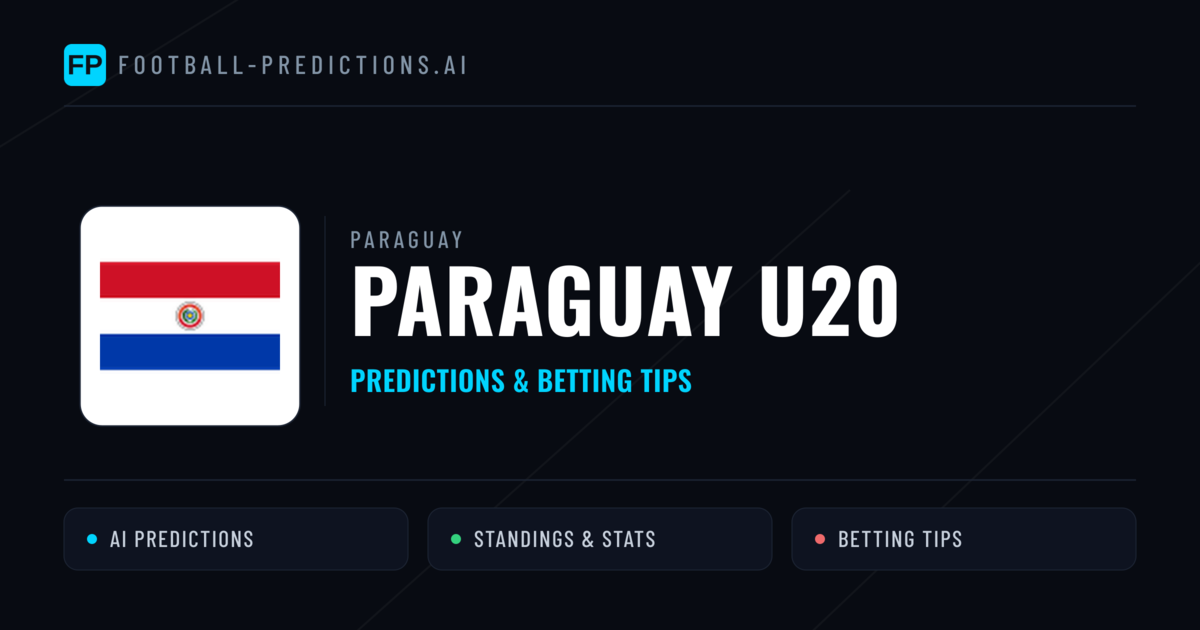 Paraguay U20 Predictions & Stats