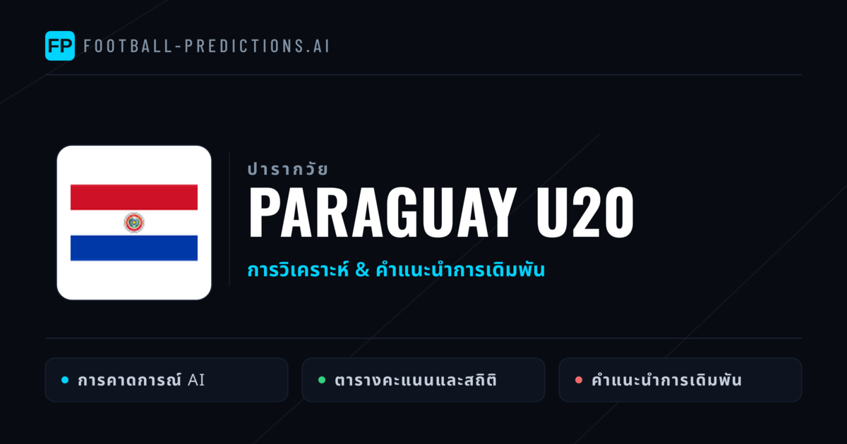 Paraguay U20 การวิเคราะห์และสถิติ