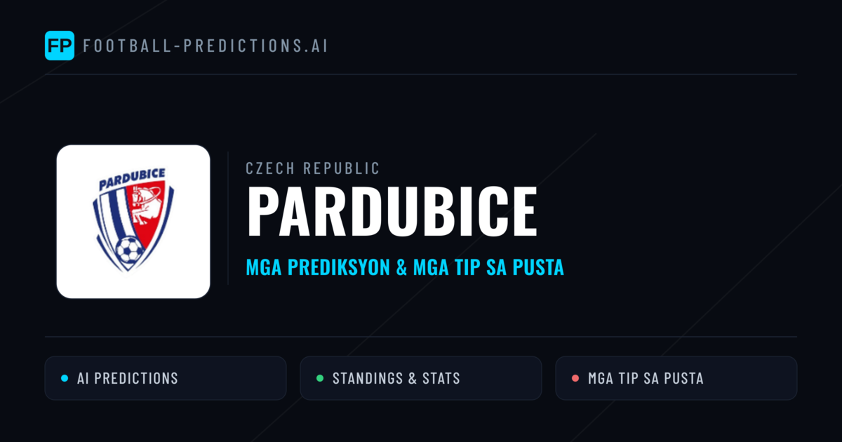 Pardubice Predictions & Stats