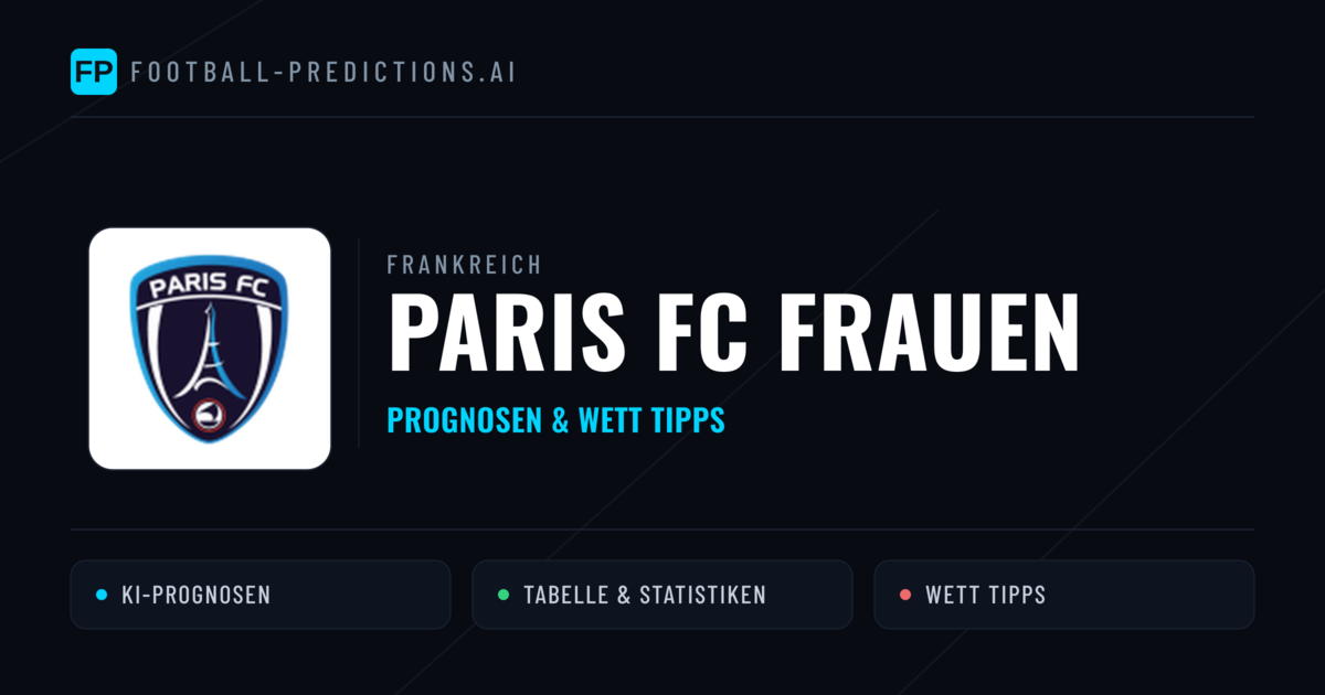 Paris FC Frauen Prognosen & Statistiken