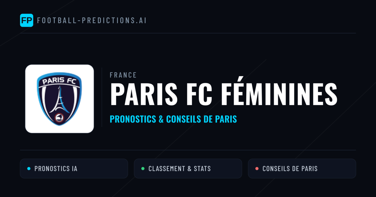 Paris FC Féminines Pronostics & Statistiques