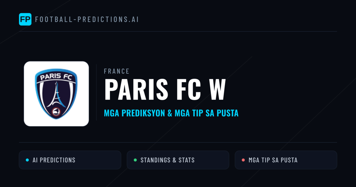 Paris FC W Predictions & Stats