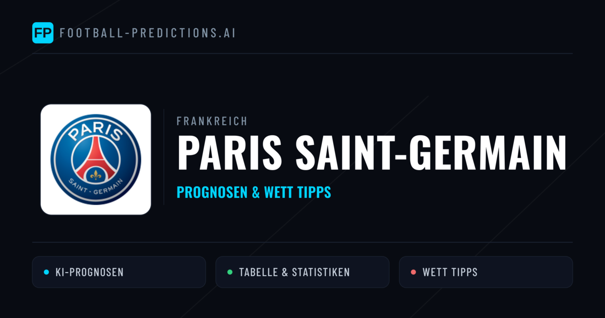 Paris Saint-Germain Prognosen & Statistiken