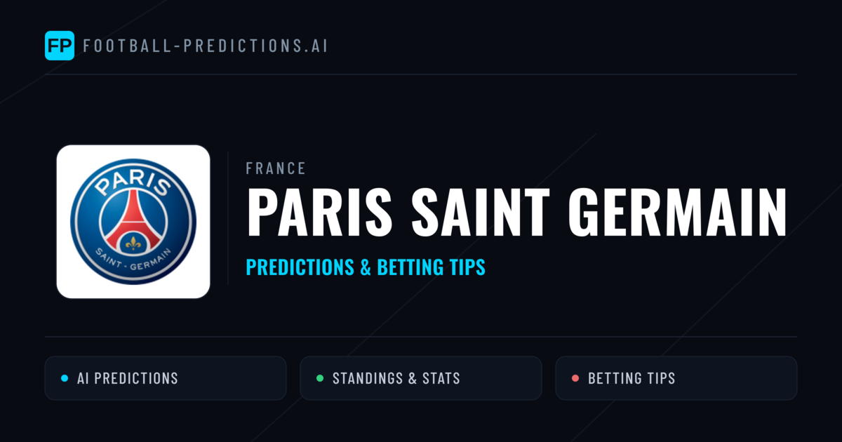 Paris Saint Germain Predictions & Stats