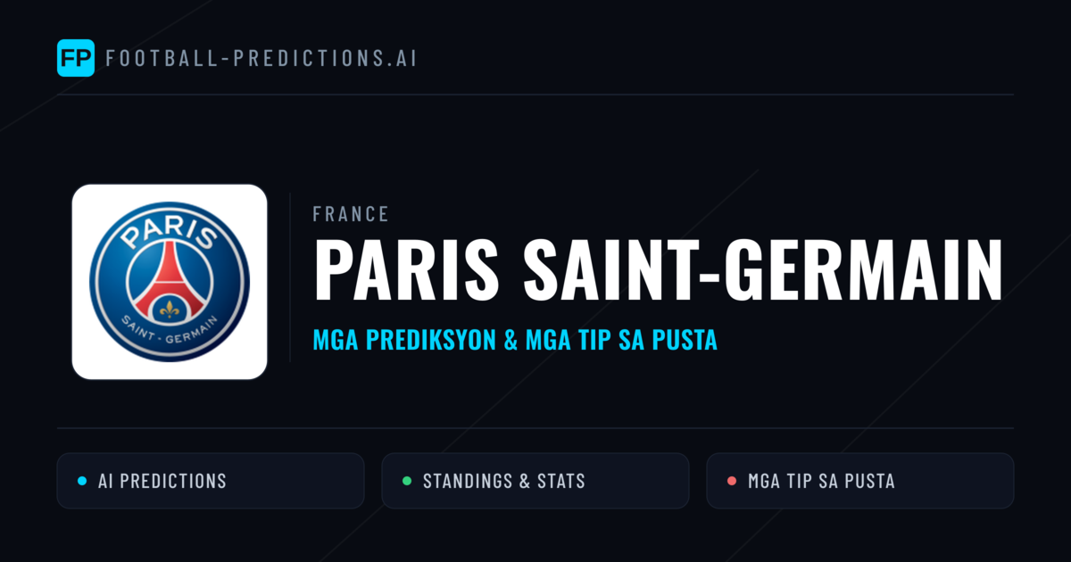 Paris Saint-Germain Predictions & Stats