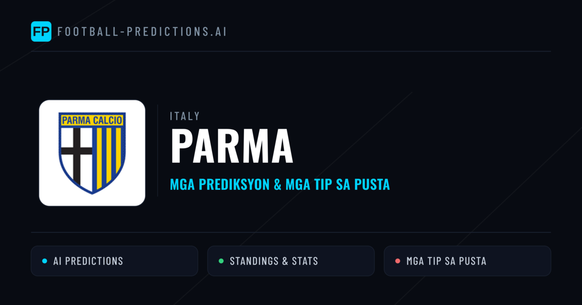 Parma Predictions & Stats
