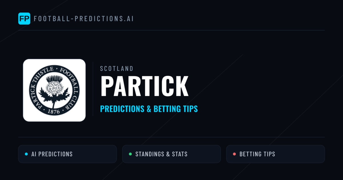 Partick Predictions & Stats