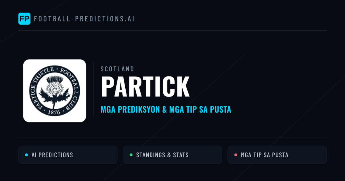 Partick Predictions & Stats