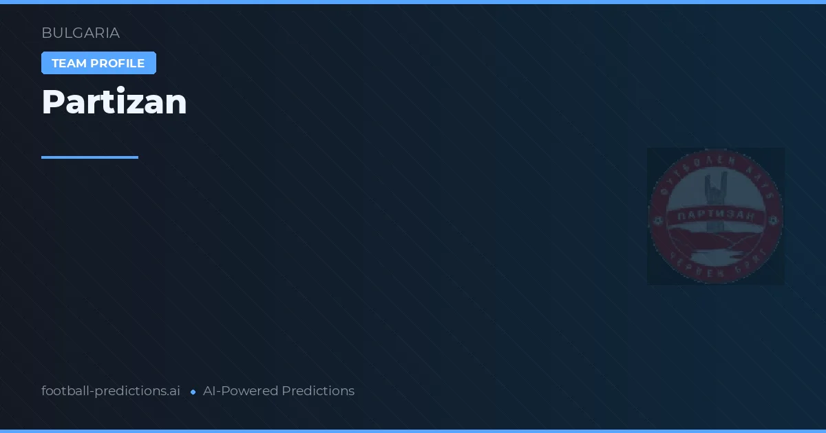Partizan Predictions & Stats