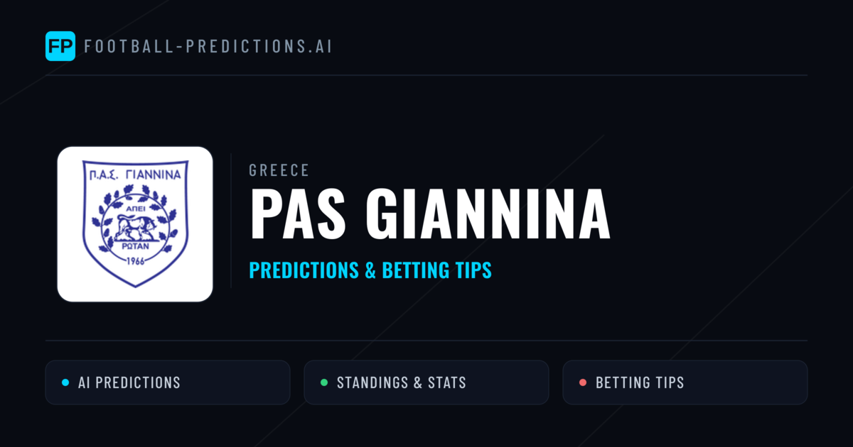 PAS Giannina Predictions & Stats