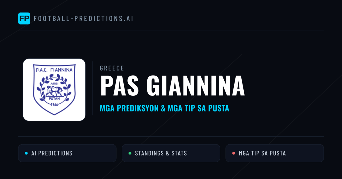 PAS Giannina Predictions & Stats