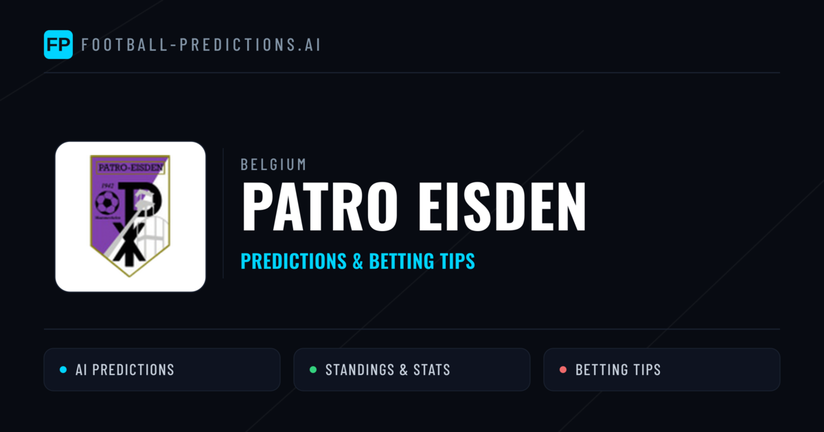 Patro Eisden Predictions & Stats