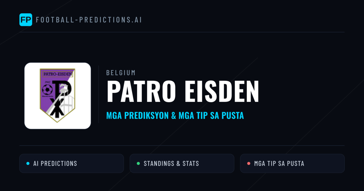 Patro Eisden Predictions & Stats
