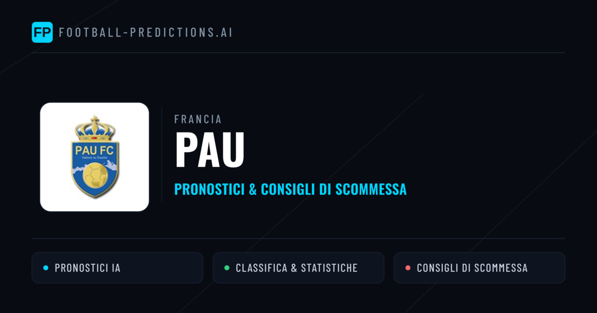 Pronostici e Statistiche Pau